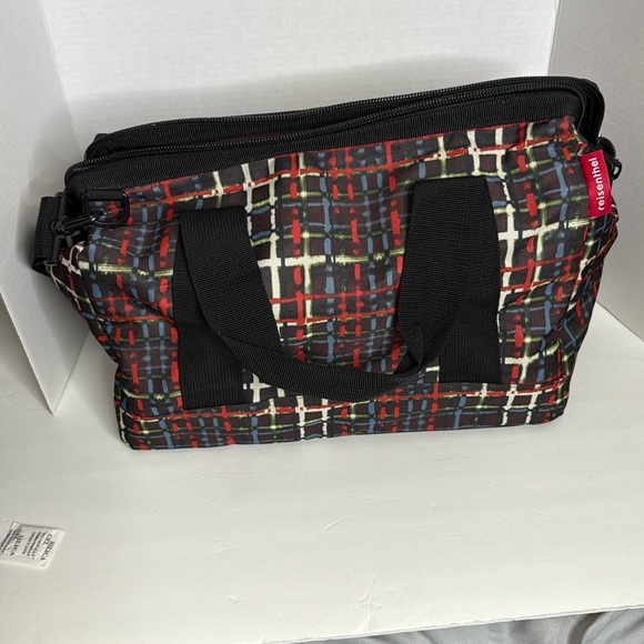 Reisenthel Red/Black Checkered Travel Bag - Picture 1 of 10